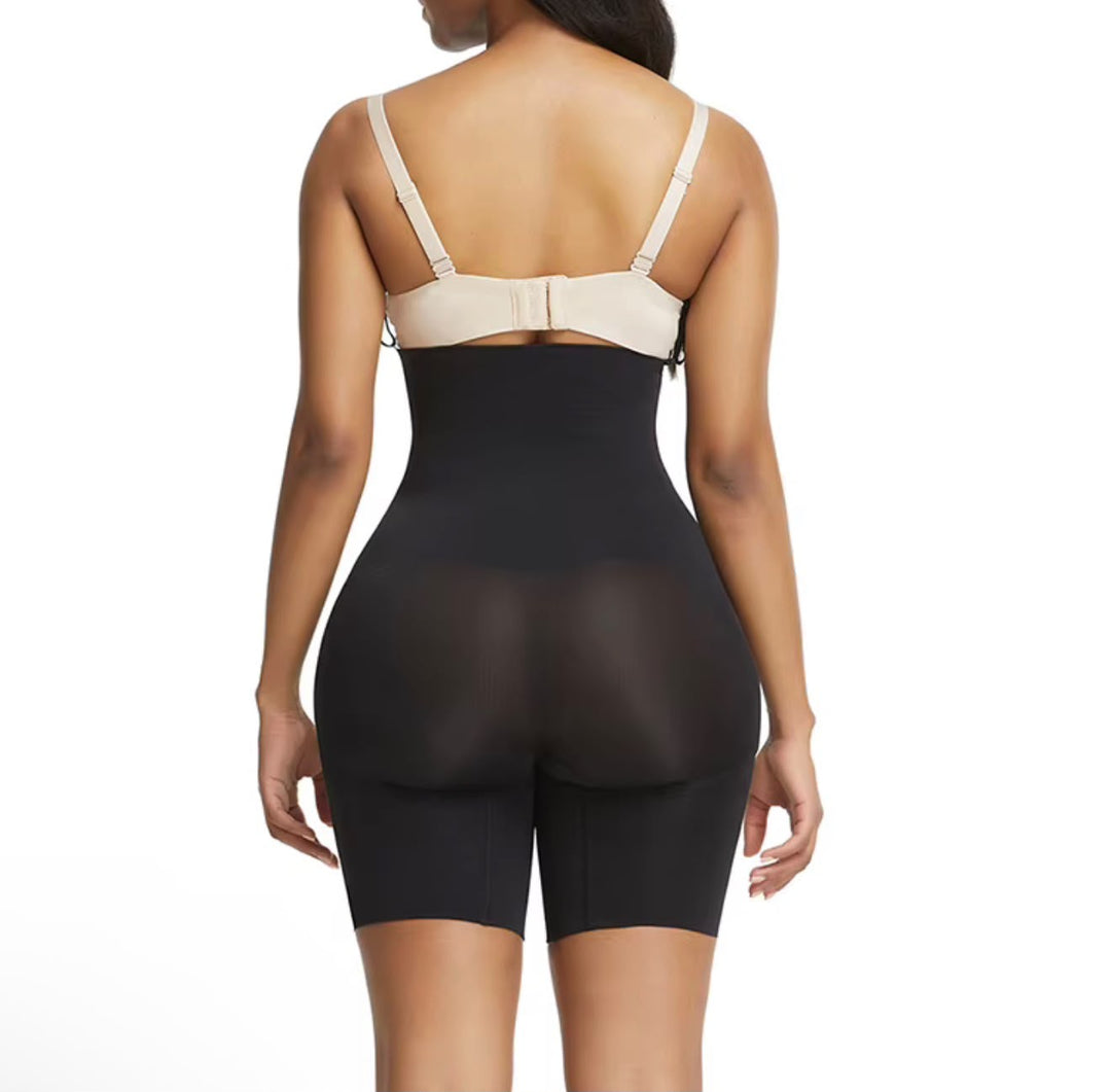High-Waisted Shapewear Shorts – Tummy Control, & Waist Sculpting Shaper